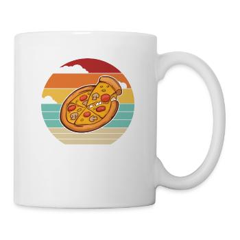Four à pizza rétro pizza plateau à pizza amateur de pizza - Mug blanc - blanc - Droite