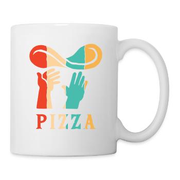 Retro Pizza Plateau Pizza Pizza Four Pizza Lover - Mug blanc - blanc - Droite