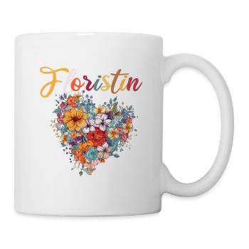 Floristin für eine Floristin - Tasse - Weiß - Rechts