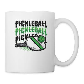 Amateurs de pickleball - Mug blanc - blanc - Droite