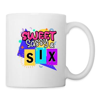 Sweet Sassy & Six - Mug blanc - blanc - Droite