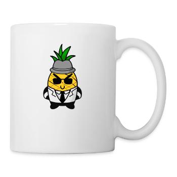 Pineapple Gangster Mafia Kawaii Design - Mug - white - Right