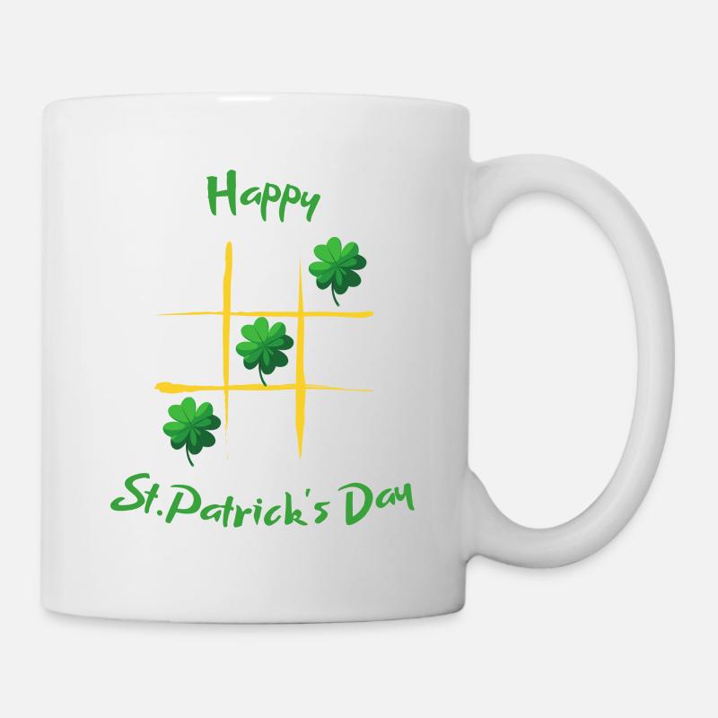 Membre chanceux de la Saint-Patrick - Mug blanc - blanc
