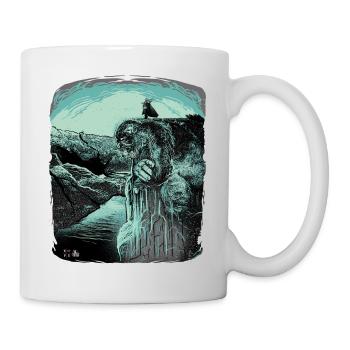 Preikestolen # Troll # Norvège - Mug blanc - blanc - Droite