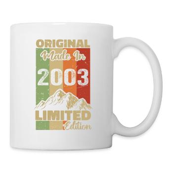 2003 Original - Made in 2003 - Limited Edition - Tasse - Weiß - Rechts