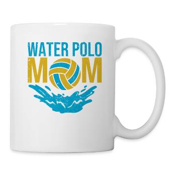 Water Polo Maman Jeu Jour Natation Équipe Maman Love Swim - Mug blanc - blanc - Droite