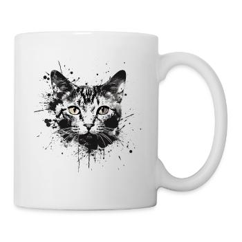 European Shorthair Cat EKH Pedigree Cat - Mug - white - Right