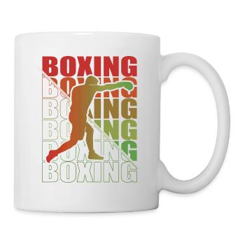Boxen Arts Martiaux Boxe Box Club Boxeur - Mug blanc - blanc - Droite