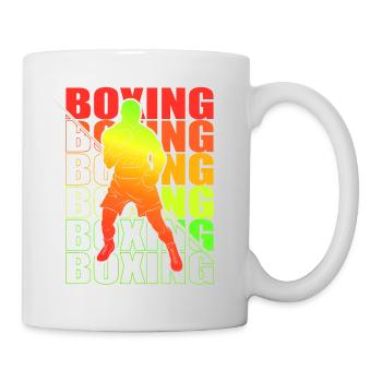 Boxen Arts Martiaux Boxe Box Club Boxeur - Mug blanc - blanc - Droite
