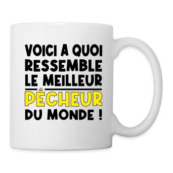 Le meilleur pêcheur - Mug blanc - blanc - Droite