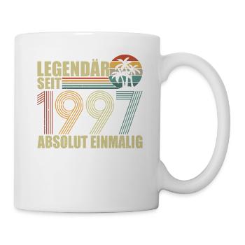 legendär seit 1997 - Tasse - Weiß - Rechts