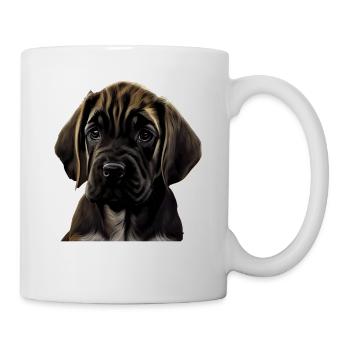 Dogge Doggen Hund Hunde Deutsche Dogge - Tasse - Weiß - Rechts