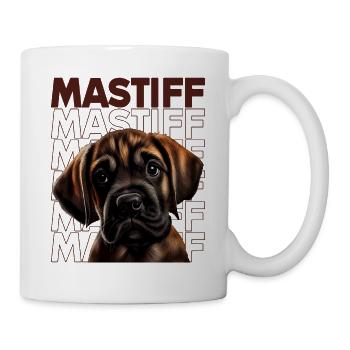 Dogge Doggen Hund Hunde Deutsche Dogge - Tasse - Weiß - Rechts