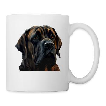 Dogge Doggen Hund Hunde Deutsche Dogge - Tasse - Weiß - Rechts