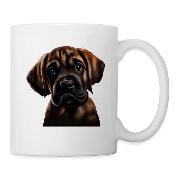 Dogge Doggen Hund Hunde Deutsche Dogge - Tasse - Weiß - Rechts