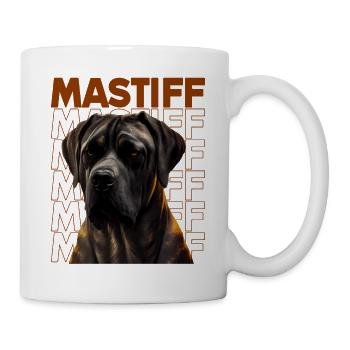 Dogge Doggen Hund Hunde Deutsche Dogge - Tasse - Weiß - Rechts