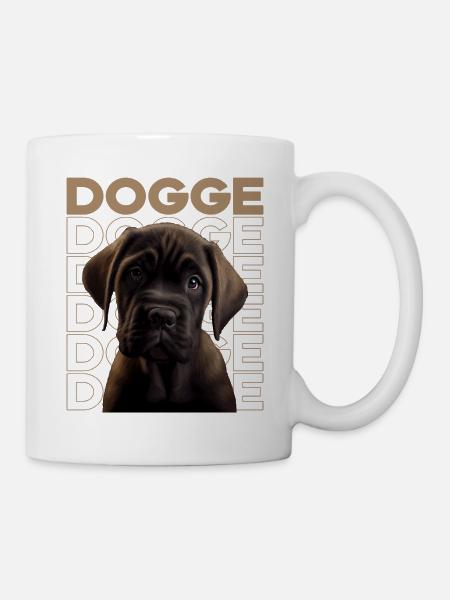 Dogge Doggen Hund Hunde Deutsche Dogge - Tasse - Weiß