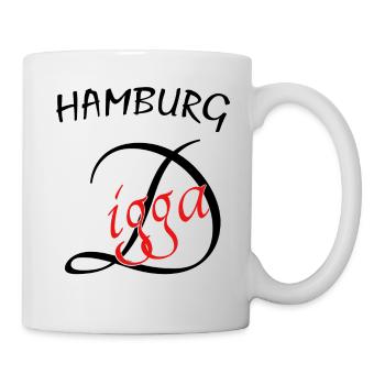 Hamburg Digga - Tasse - Weiß - Rechts