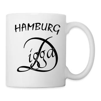 Hamburg Digga - Tasse - Weiß - Rechts