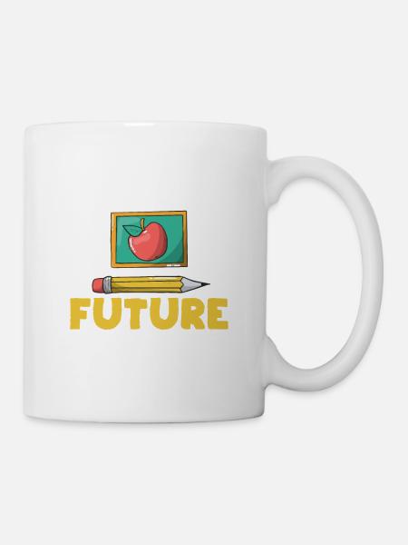 I Teach Future Superheroes Funny Kindergarten - Tasse - Weiß