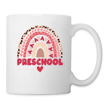 Preschool Teacher Rainbow Student Back - Mug - white - Right