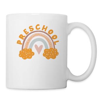 Preschool Teacher Rainbow Student Back - Mug - white - Right