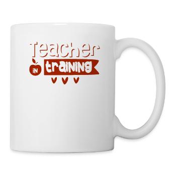 Lehrerin in Ausbildung Lustige Schule Kindergarten - Tasse - Weiß - Rechts