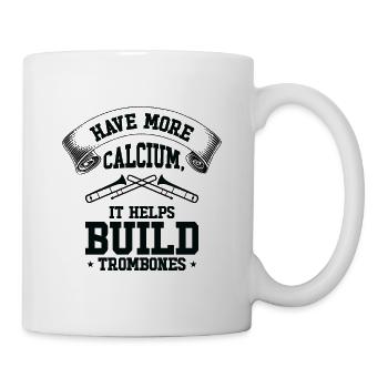 Trombone Teacher Trombonist Player Funny - Mug - white - Right