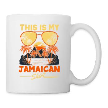 This is my Jamaican Shirt Travel Vacation Jamaica - Mug - white - Right