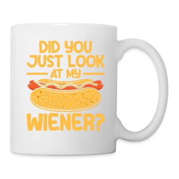 Check out my sausage hot dog gift - Mug - white - Right