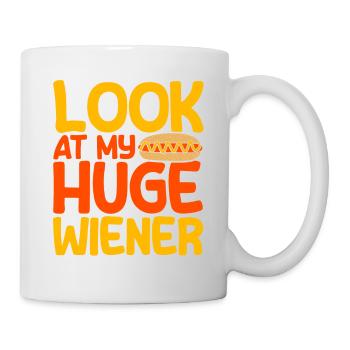 They made my huge sausage to Hot Dog - Mug - white - Right