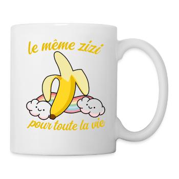 Le même zizi pour la vie future mariée evjf copine - Mug blanc - blanc - Droite