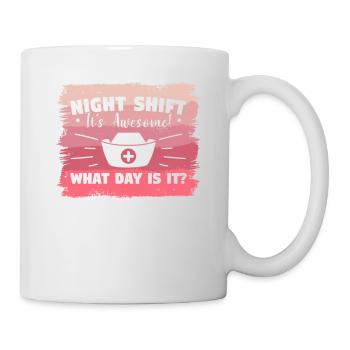 Ich bin die verrückte Reha-Krankenschwester, vor der sie dich gewarnt haben - Tasse - Weiß - Rechts