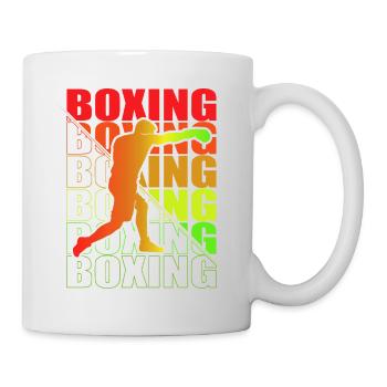 Boxen Arts Martiaux Boxe Box Club Boxeur - Mug blanc - blanc - Droite