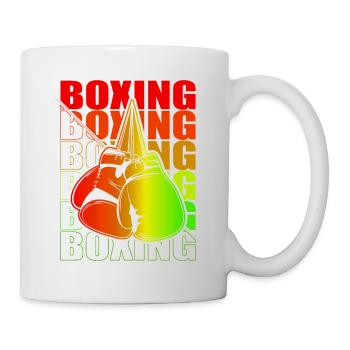 Boxen Martial Arts Boxing Box Club Boxer - Tasse - Weiß - Rechts