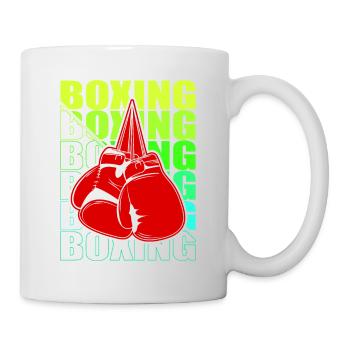 Boxen Arts Martiaux Boxe Box Club Boxeur - Mug blanc - blanc - Droite