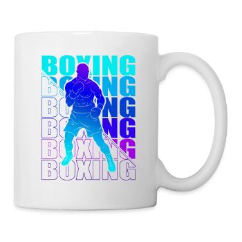 Boxen Arts Martiaux Boxe Box Club Boxeur - Mug blanc - blanc - Droite