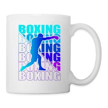 Boxen Arts Martiaux Boxe Box Club Boxeur - Mug blanc - blanc - Droite