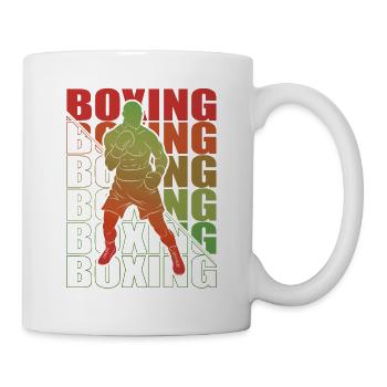 Boxen Arts Martiaux Boxe Box Club Boxeur - Mug blanc - blanc - Droite