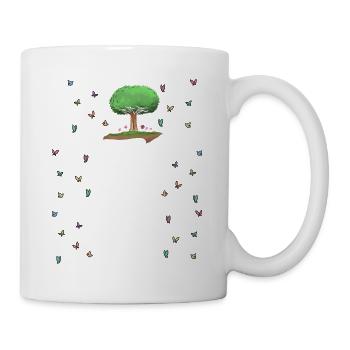 Recycle Reuse Renew Rethink Crisis environmental - Mug - white - Right
