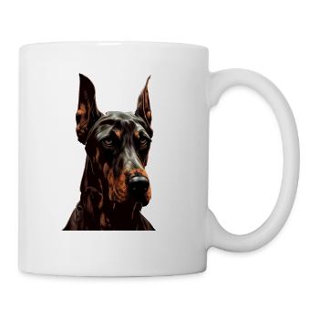 Doberman Dobermans Dog Dogs Puppy Doberman - Mug - white - Right