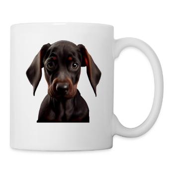 Doberman Dobermans Dog Dogs Puppy Doberman - Mug - white - Right