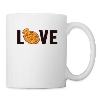 Pizza Love Plateau à pizza Four à pizza Pizza Pizza Maker - Mug blanc - blanc - Droite
