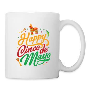 Cheerful Cinco de Mayo for Mexicans - Mug - white - Right