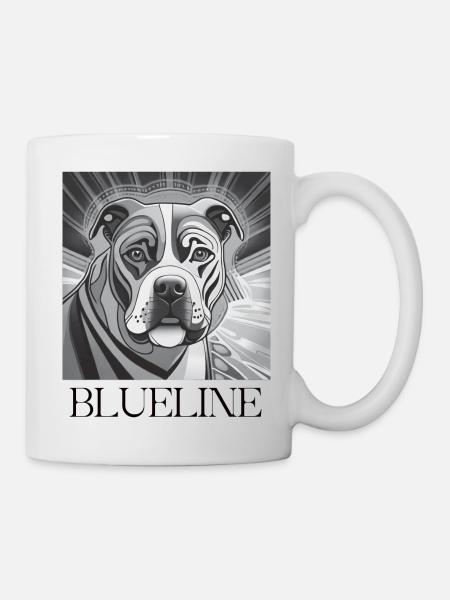 Blueline2 - Tasse - Weiß
