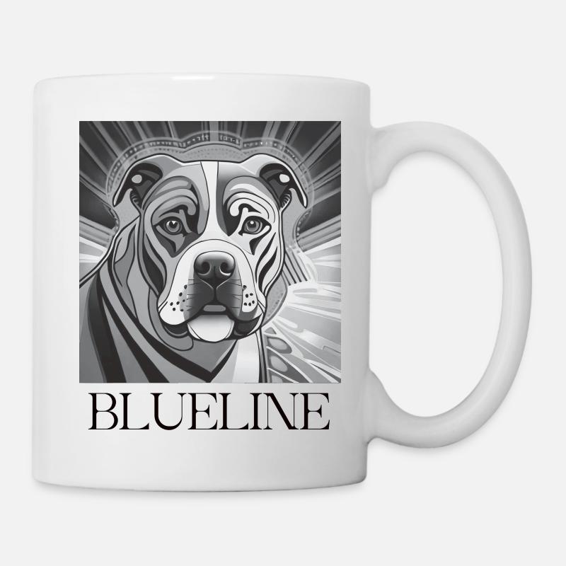 Blueline2 - Tasse - Weiß