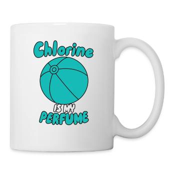 Chlor ist mein Parfüm - Tasse - Weiß - Rechts