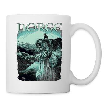 Preikestolen # Troll # Norvège - Mug blanc - blanc - Droite
