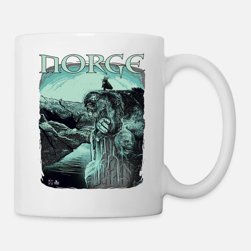Preikestolen # Troll # Norvège - Mug blanc - blanc