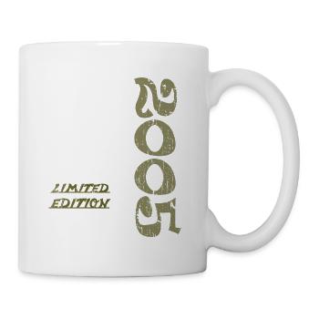 18e anniversaire Jeune fille 18 ans 2005 Drôle - Mug blanc - blanc - Droite